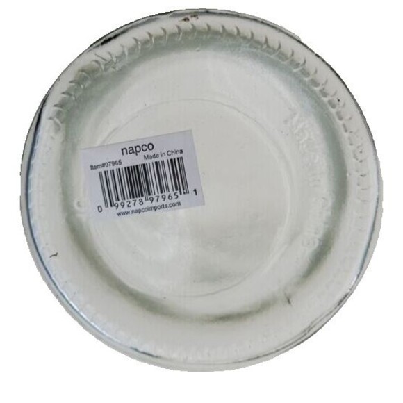 6" Tall Napco Clear Glass Vase  New with Tag 3-3/4" Wide - Picture 5 of 5